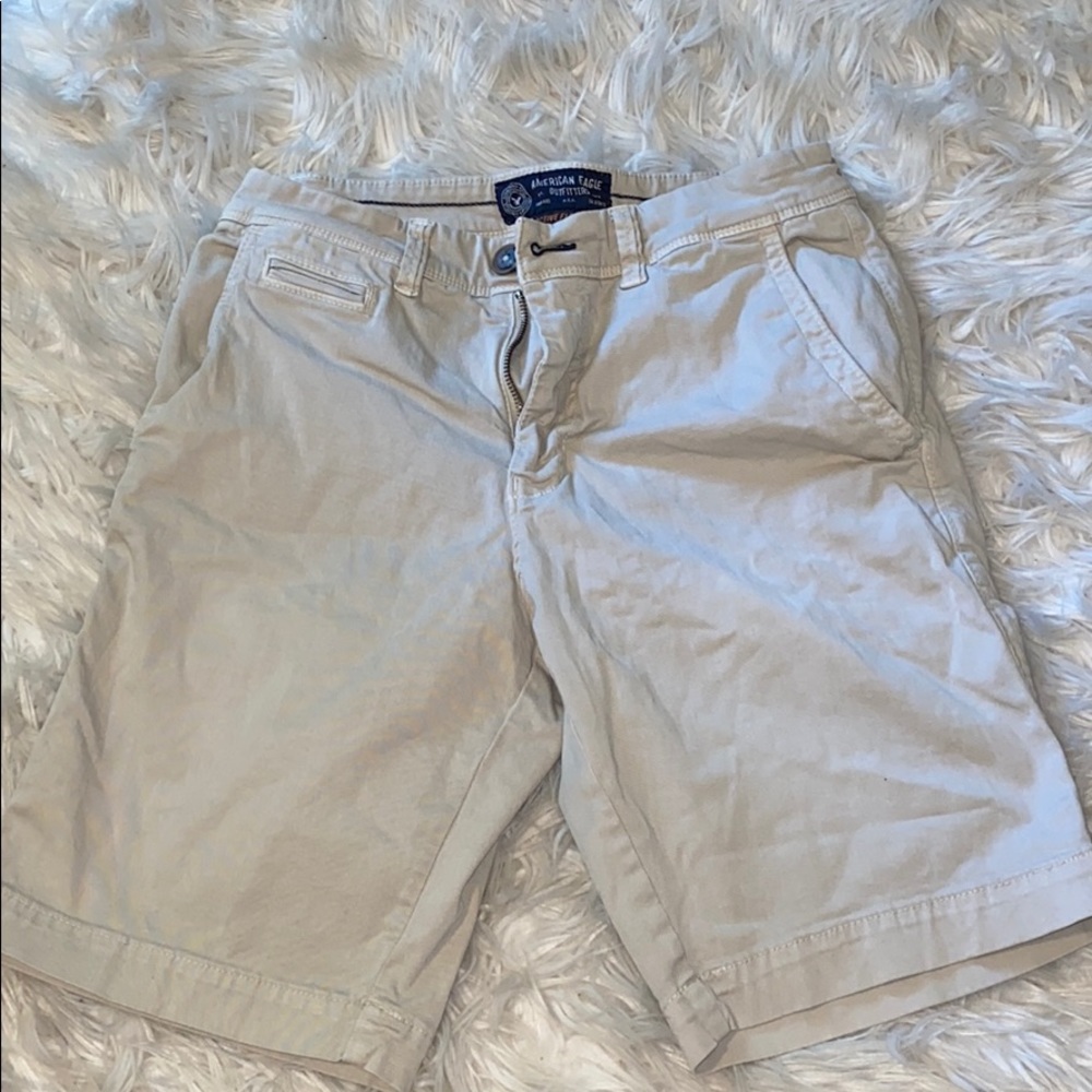 AE slim flat front shorts